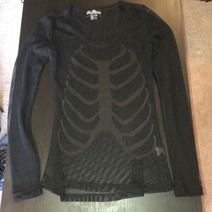 Gothic Fishnet Shirt